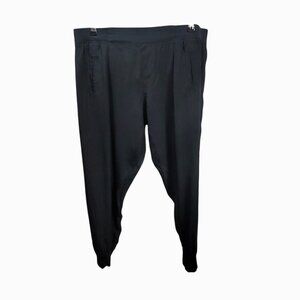 ATM Anthony Thomas Mellilo Silk Joggers Pants Black